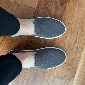 Rothy's The Original Slip On Sneaker Charcoal Gray 7